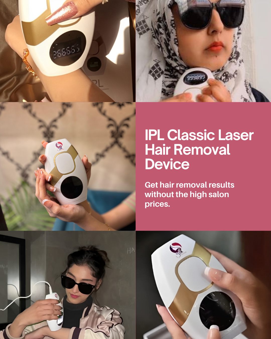 IPL Classic Laser Hair Removal Device (New Model)