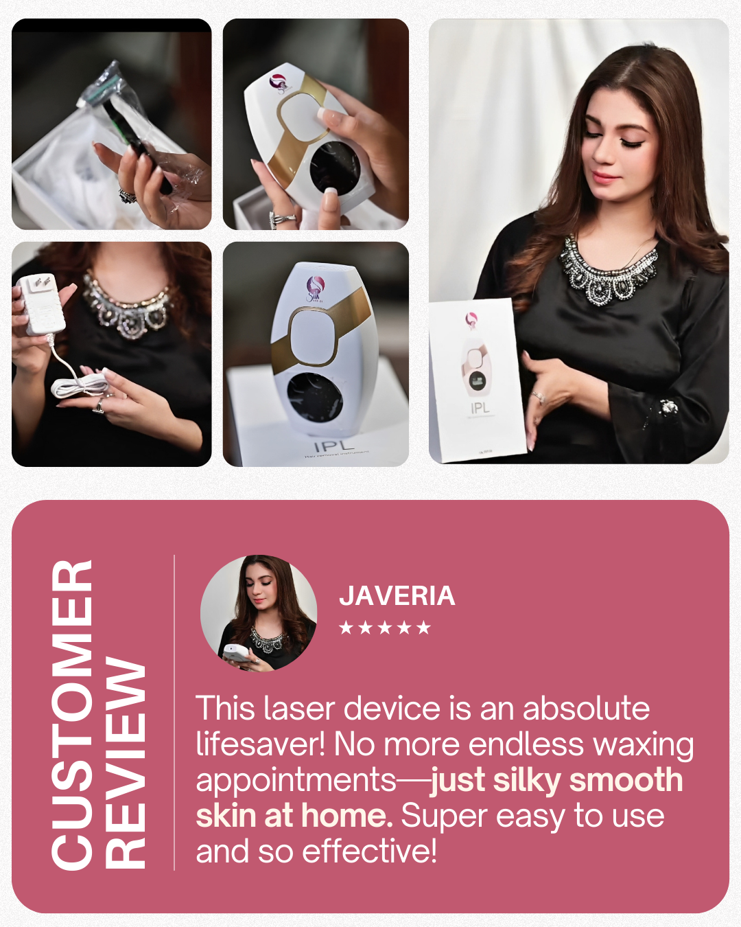 IPL Classic Laser Hair Removal Device (New Model)