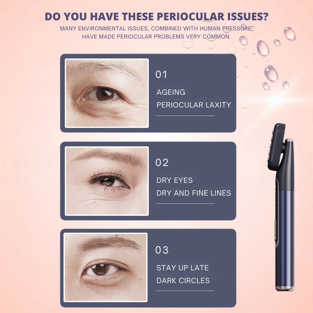 IPL Red light facial Wand and Eye massager