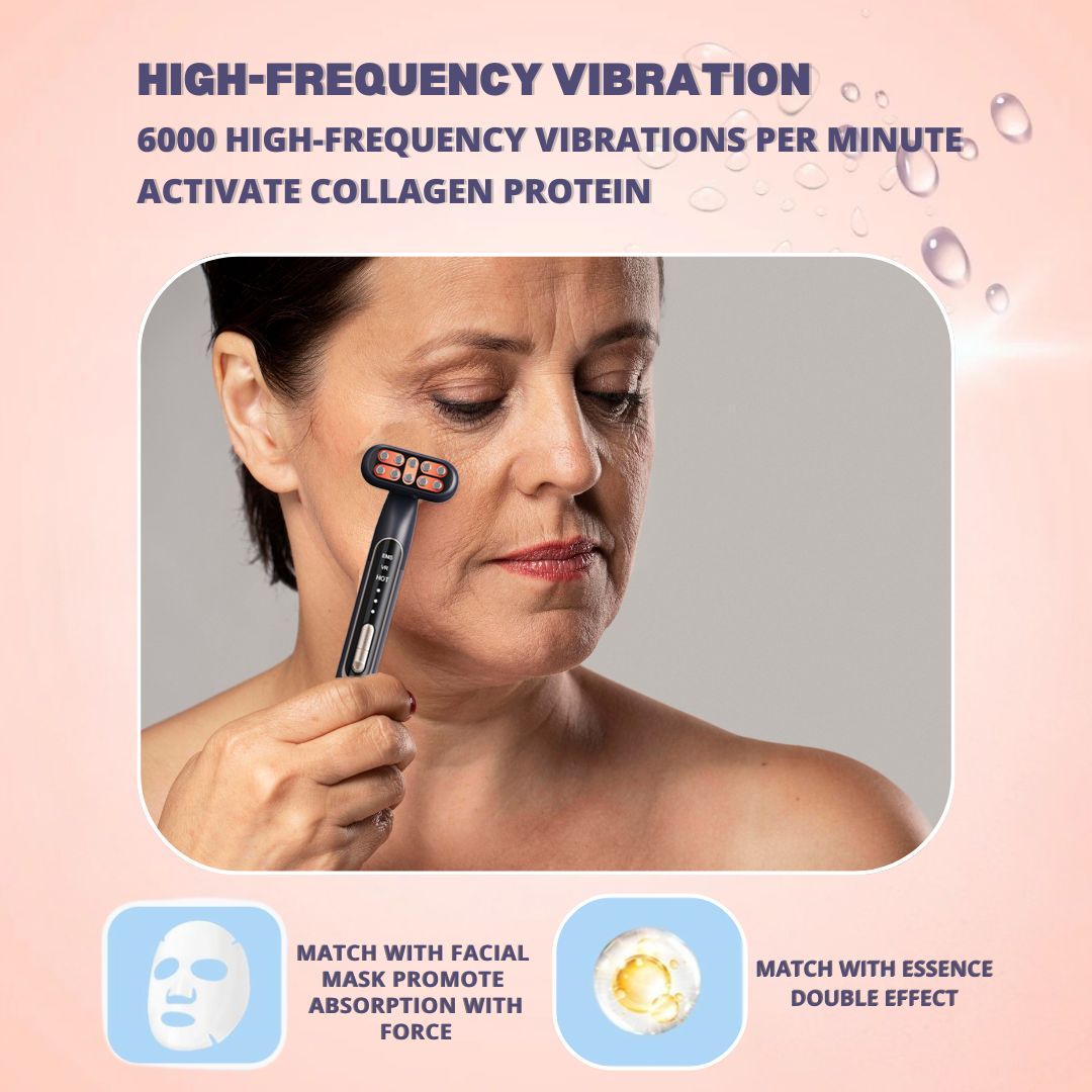 IPL Red light facial Wand and Eye massager