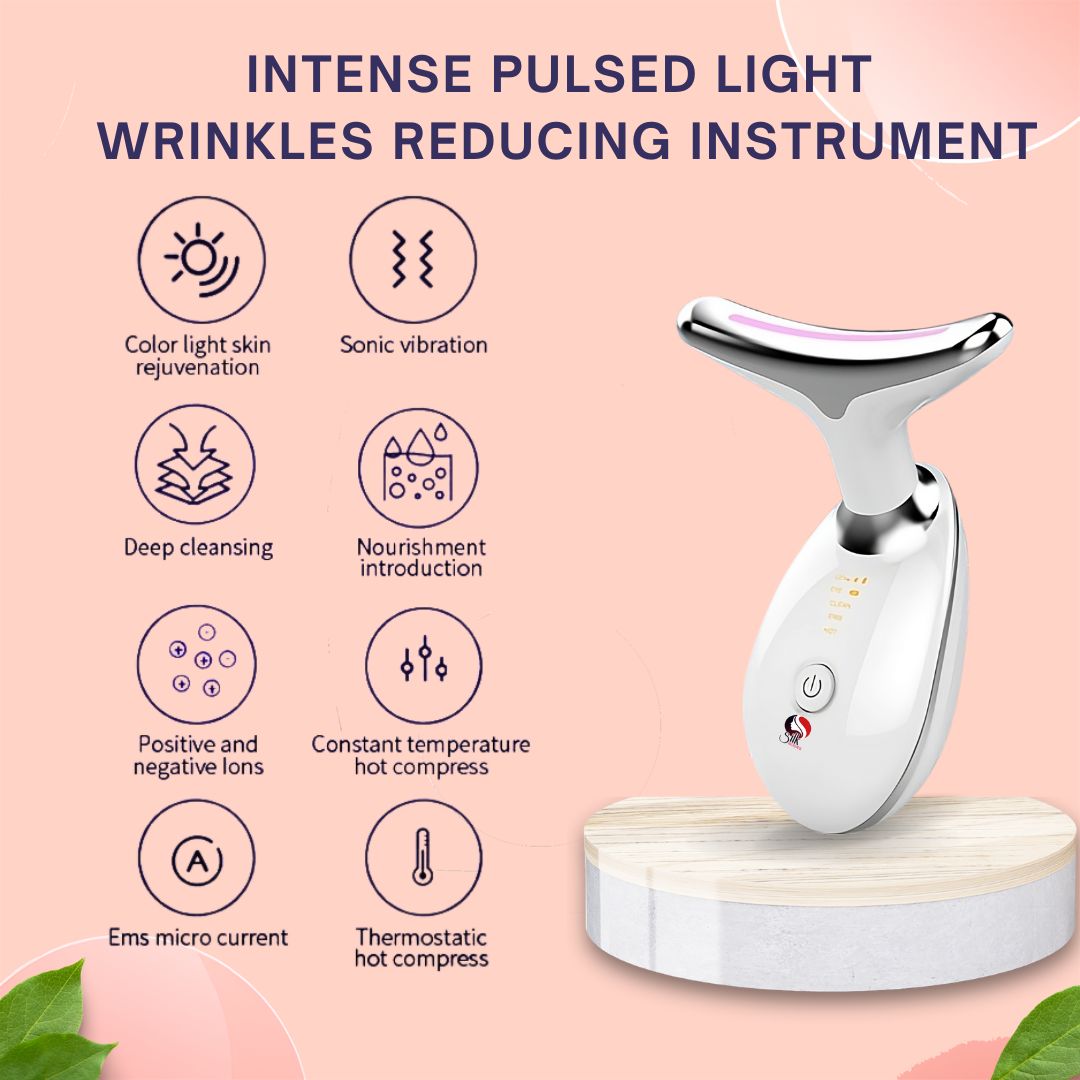 IPL light Neck and face lifting massager